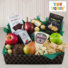Caja de regalo de frutas de granja italianas: orgullo de cumpleaños