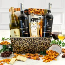 Cesta de regalo Mondavi Triple Wine Sonoma