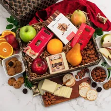 Caja de regalo de fruta y queso Snacker