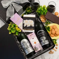 Cesta de regalo de vino Silver Oak Duo