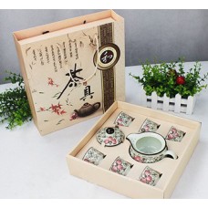 Set de regalo de tetera de flores