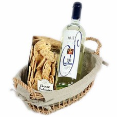 Vino y galletas
