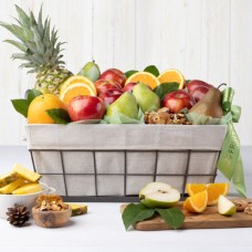 Cesta de frutas de celebración orgánica