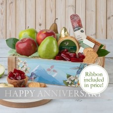 Caja de frutas de aniversario atemporal