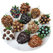 Fresas de lujo bañadas en chocolate