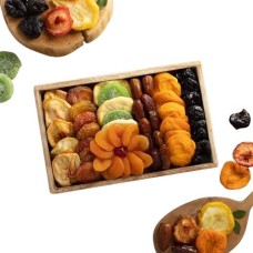 Bandeja de surtido de frutas deshidratadas