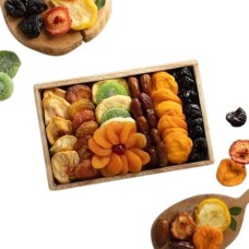Bandeja de surtido de frutas deshidratadas
