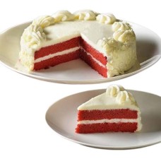 Pastel de terciopelo rojo