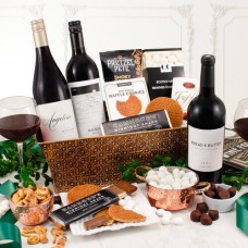 Cesta de regalo de California Red Wine Trio
