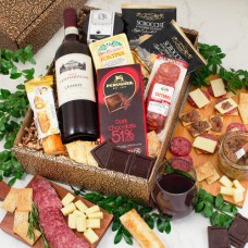 Caja de regalo de vino italiano y antipasto Buona Vita