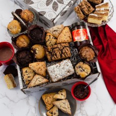 Caja de regalo de panadería para el desayuno