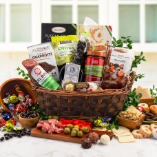 Cesta de regalo gourmet de tentaciones italianas