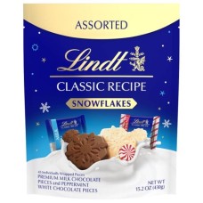 Bolsa surtida de copos de nieve Lindt CLASSIC RECIPE (43 unidades, 432 g)