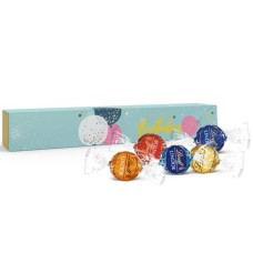 Caja de regalo surtida de Feliz Cumpleaños LINDOR (10 piezas, 119 g)