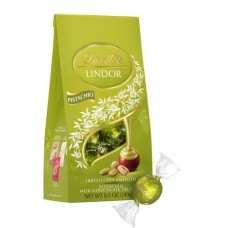 Trufas LINDOR de chocolate con leche y pistacho, bolsa de 20 unidades (241 g)