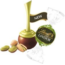 Trufas LINDOR de chocolate negro con pistacho, caja de 800 unidades (353 oz)