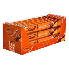 Caja de 24 barritas de chocolate con leche y naranja LINDOR (31,2 oz)