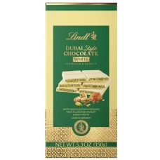 Tableta de chocolate blanco Lindt estilo Dubái de 150 g (5.3 oz)