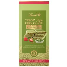 Tableta de chocolate blanco con matcha y fresa Lindt estilo Tokio (145 g)