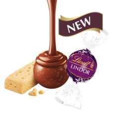 Trufas de chocolate con leche y galleta de mantequilla LINDOR, caja de 800 unidades (353 oz)