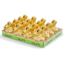 Conejito dorado de chocolate blanco de 3,5 oz (caja de 16 unidades)
