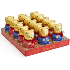 Suéter con figura hueca de Lindt, osito de chocolate con leche (15 piezas, 3,5 oz cada una)