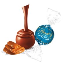 Trufas LINDOR de chocolate con leche y caramelo salado, caja de 800 unidades (353 oz)