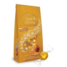 Bolsa de 20 trufas de chocolate con leche y caramelo LINDOR (8,5 oz)