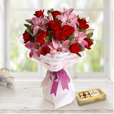 Rosas y lirios (normales)