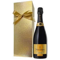 Veuve Clicquot Vintage Brut 2015 con estuche dorado