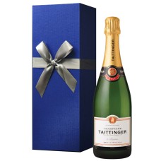 Taittinger Brut La Francaise con caja de regalo azul