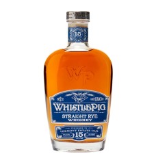 Whisky de centeno WhistlePig de 15 años envejecido en barricas de roble de finca