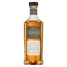 Whisky irlandés de malta única Bushmills de 21 años