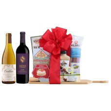Cesta de regalo para fiestas "Sip & Savor"