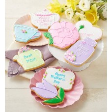 Galletas artesanales glaseadas para el Día de la Madre - juego de 8