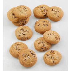Caja con sabor a galleta clásica con chispas de chocolate