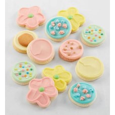 Galletas de primavera con glaseado de crema de mantequilla (12 unidades)