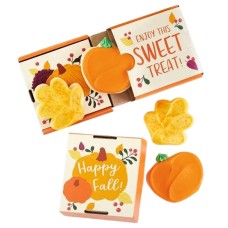 Tarjeta de regalo para paquete de 2 galletas de otoño