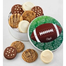 Lata de regalo de galletas de fútbol