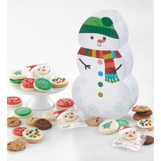 Caja de regalo de dulces de muñeco de nieve