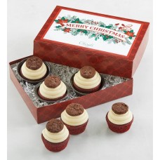 Magdalenas Red Velvet con glaseado de crema de mantequilla