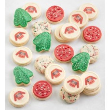 Caja de regalo de galletas con diseño de suéter feo