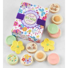 Caja de regalo de galletas "La mejor mamá perruna del mundo"