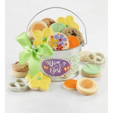Cubo de regalo con dulces "Eres el mejor"