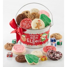 Cubo de regalo de golosinas "You've Been Elfed"
