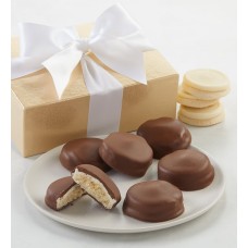 Caja de regalo de galletas cubiertas de chocolate