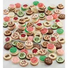 CAJA DE REGALO CON LAZO - 200 GALLETAS GLASEADAS