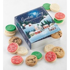 Caja de regalo de galletas Winter Village