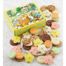 Caja de regalo de galletas de primavera