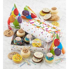 Kit de cupcakes de cumpleaños para fiesta en caja